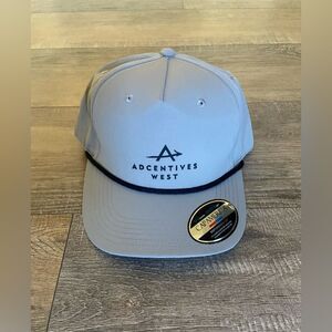 NWT Cap American UV guard quick dry men’s snap back trucker gray and black logo